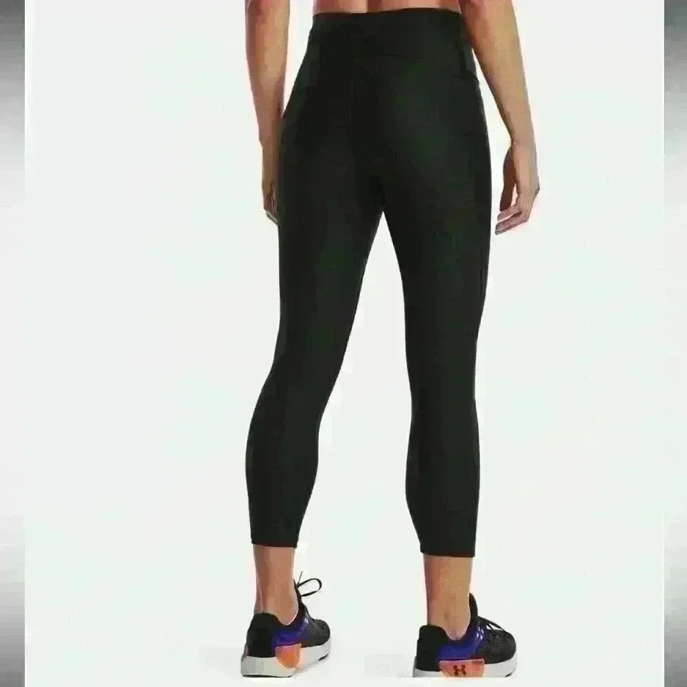 NWT Under Armour Women's No-Slip Waistband Compression High Rise Ankle Leggings - Picture 2 of 8